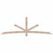 Ekena Millwork Alberta Smooth Timber Gable Bracket, Douglas Fir, 96"W x 32"H x 3 1/2"D x 3 1/2"F, 8/12 Pitch GBW096X32X0404ALB00SDF - alternate 1